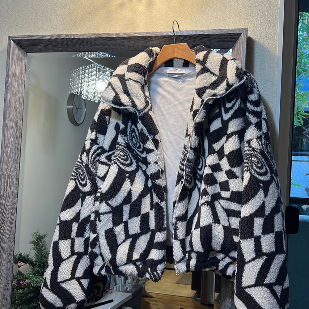 Urban outfitters faux fur jacket